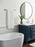 Glacio Zinc & Acrylic Clear / Brushed Nickel Towel Bar 9
