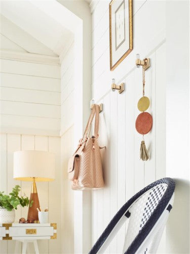 Glacio Zinc & Acrylic Clear / Champagne Bronze Hook 6