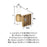 Glacio Zinc & Acrylic Clear / Champagne Bronze Hook 2
