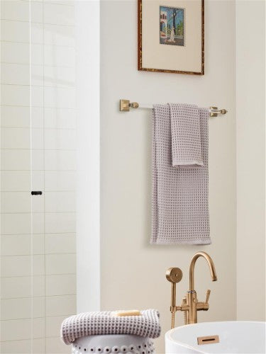 Glacio Zinc & Acrylic Clear / Champagne Bronze Towel Bar 13