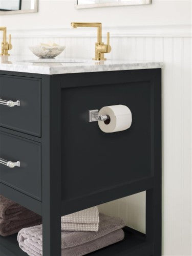 Glacio Zinc & Acrylic Clear / Chrome Toilet Paper Holder 5