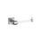 Glacio Zinc & Acrylic Clear / Chrome Toilet Paper Holder 1