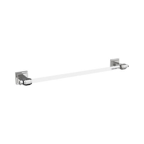 Glacio Zinc & Acrylic Clear / Chrome Towel Bar 2