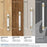 Glacio Zinc & Glass Clear / Golden Champagne Cabinet Pull 28