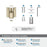 Glacio Zinc & Acrylic Clear / Golden Champagne Hook 3