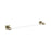 Glacio Zinc & Acrylic Clear / Golden Champagne Towel Bar 2