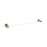 Glacio Zinc & Acrylic Clear / Golden Champagne Towel Bar 3