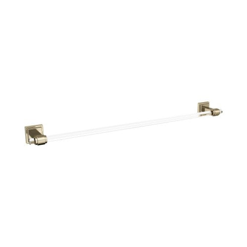 Glacio Zinc & Acrylic Clear / Golden Champagne Towel Bar 3