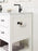 Glacio Zinc & Acrylic Clear / Matte Black Toilet Paper Holder 5