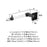 Glacio Zinc & Acrylic Clear / Matte Black Toilet Paper Holder 2
