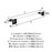 Glacio Zinc & Acrylic Clear / Matte Black Towel Bar 5