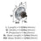 Glacio Aluminum & Glass Clear / Oil Rubbed Bronze Cabinet Knob 4