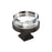 Glacio Zinc & Glass Clear / Oil Rubbed Bronze Cabinet Knob 1