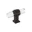 Glacio Zinc & Glass Clear / Oil Rubbed Bronze Cabinet Knob 3
