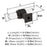 Glacio Zinc & Glass Clear / Oil Rubbed Bronze Cabinet Knob 6
