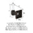 Glacio Zinc & Acrylic Clear / Oil Rubbed Bronze Hook 2