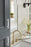 Glacio Zinc & Glass Clear / Polished Chrome Cabinet Pull 20