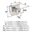 Glacio Zinc & Glass Clear / Polished Nickel Cabinet Knob 5