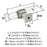 Glacio Zinc & Glass Clear / Polished Nickel Cabinet Knob 6