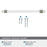 Glacio Zinc & Glass Clear / Polished Nickel Cabinet Pull 13