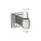 Glacio Zinc & Acrylic Clear / Polished Nickel Hook 1