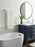 Glacio Zinc & Acrylic Clear / Polished Nickel Towel Bar 9