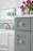 Glacio Zinc & Glass Clear / Satin Nickel Cabinet Knob 16