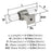 Glacio Zinc & Glass Clear / Satin Nickel Cabinet Knob 6