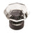 Traditional Classics Zinc & Tempered Glass Clear / Black Bronze Cabinet Knob 1