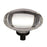 Glacio Aluminum & Glass Clear / Black Bronze Cabinet Knob 3
