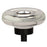 Glacio Aluminum & Glass Clear / Black Bronze Cabinet Knob 1