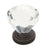 Traditional Classics Zinc & Acrylic Clear / Oil Rubbed Bronze Cabinet Knob 1