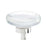 Glacio Aluminum & Glass Clear / Polished Nickel Cabinet Knob 1