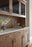 Fairlane Zinc & Leather Cognac Leather / Champagne Bronze Cabinet Pull 24