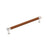 Fairlane Zinc & Leather Cognac Leather / Polished Nickel Appliance Pull 1