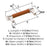 Fairlane Zinc & Leather Cognac Leather / Polished Nickel Cabinet Pull 10