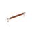 Fairlane Zinc & Leather Cognac Leather / Polished Nickel Cabinet Pull 5