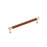 Fairlane Zinc & Leather Cognac Leather / Polished Nickel Cabinet Pull 6