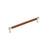 Fairlane Zinc & Leather Cognac Leather / Polished Nickel Cabinet Pull 7