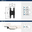 Decorative Hinges Steel Colonial Black Cabinet Hinge 2
