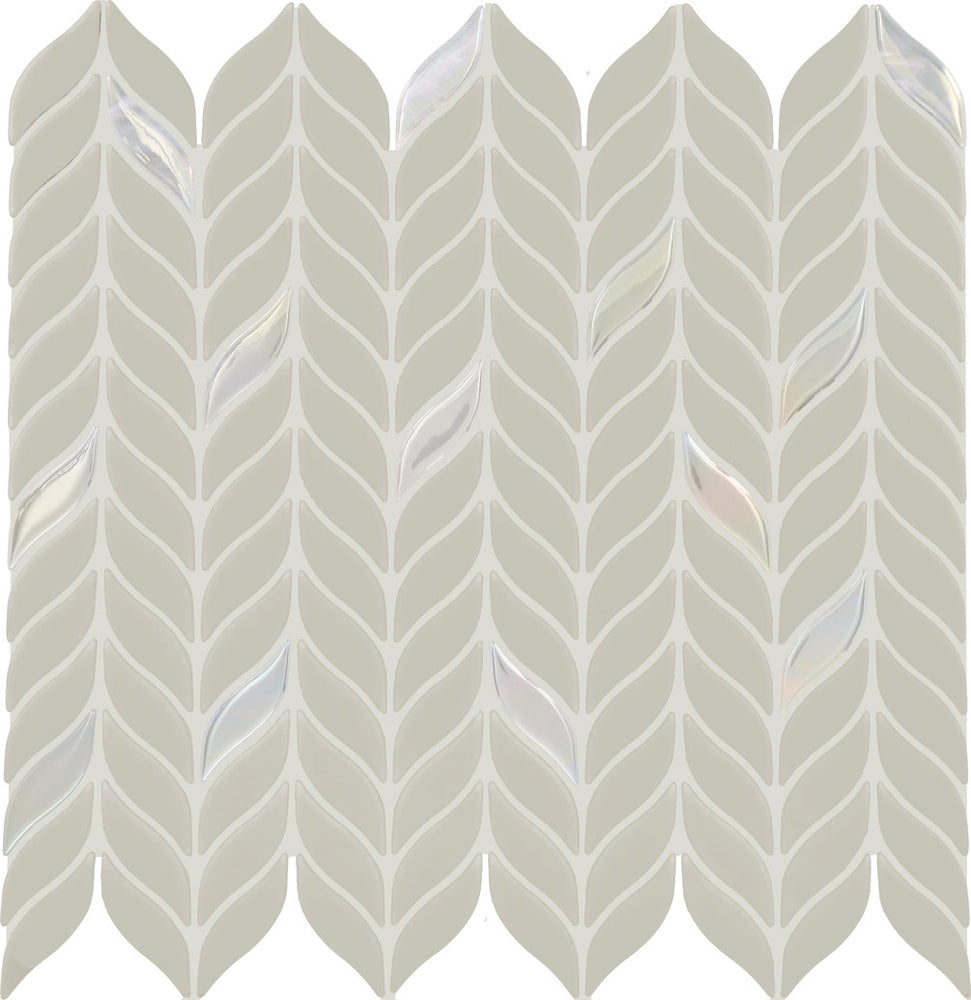 Clearance Sale! Starcastle Comet Stone & Glass Mosaic - 2" Leaf