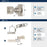 Compact Concealed Hinges Steel Nickel Cabinet Hinge 2