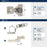 Compact Concealed Hinges Steel Nickel Cabinet Hinge 2