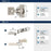 Compact Concealed Hinges Steel Nickel Cabinet Hinge 2