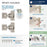 Compact Concealed Hinges Steel Nickel Cabinet Hinge 3