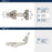 Euro Concealed Hinges Steel Nickel Cabinet Hinge 3