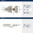 Euro Concealed Hinges Steel Nickel Cabinet Hinge 3