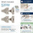 Euro Concealed Hinges Steel Nickel Cabinet Hinge 3
