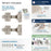 Euro Concealed Hinges Steel Nickel Cabinet Hinge 4