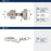 Euro Concealed Hinges Steel Nickel Cabinet Hinge 3